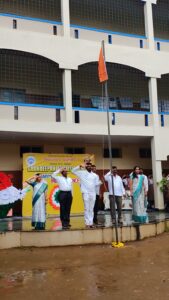 Independence day celebration in Saandeepani English School
