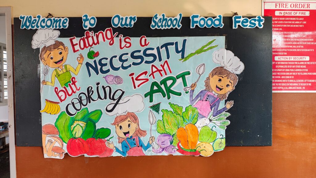 Saandeepani English School Cooking competition