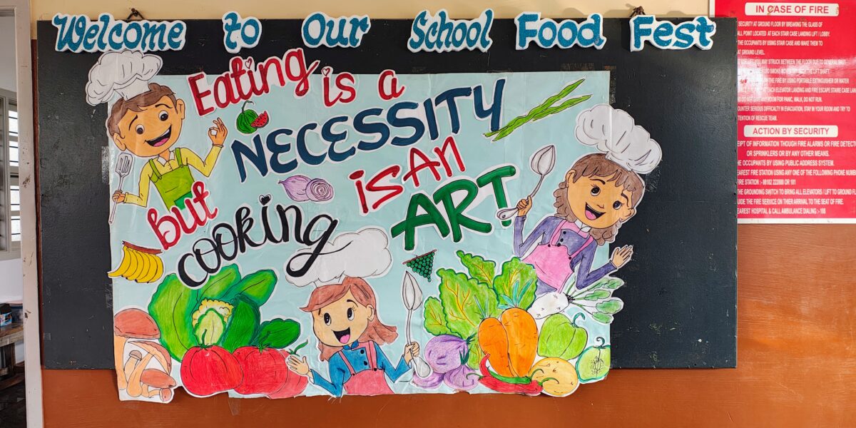 Saandeepani English School Cooking competition